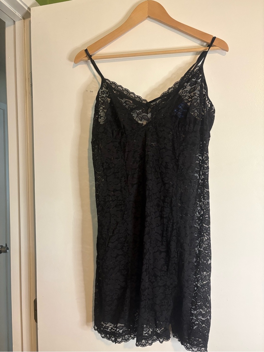 Apt. 9 Black Lace Chemise Slip